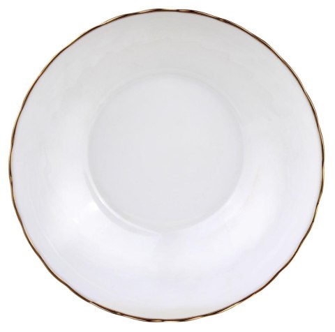 Talerze marigold, 18 el., opal, biały ze złotem, kinghoff, kh-1921