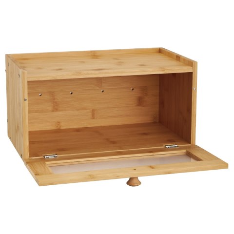 Chlebak bambusowy, akrylowy front, 35,5×24×18cm, klausberg, kb-7923