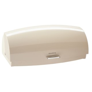 Chlebak, metalowy korpus, klapa z polistyrenu, 45×28,5×17cm, beżowy, klausberg, kb-7932