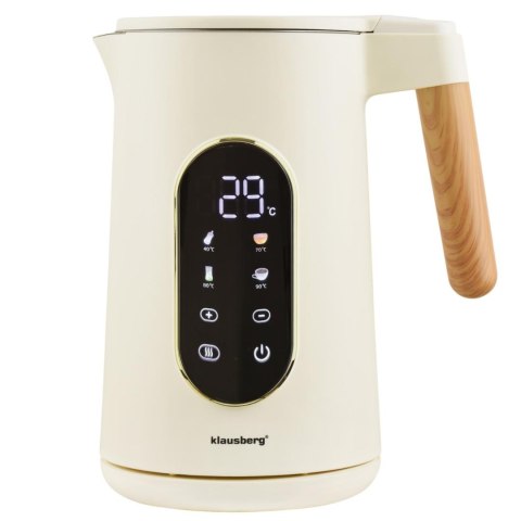 Czajnik elektryczny, 1,7l, led dotykowy, regulacja temperatury, klausberg