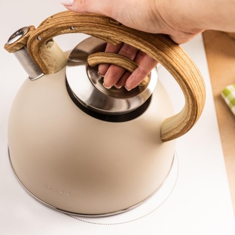 Czajnik tradycyjny 2.5l, bezowy klausberg