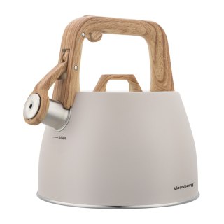 Czajnik tradycyjny 2.5l, bezowy klausberg