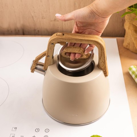 Czajnik tradycyjny 2.5l, bezowy klausberg