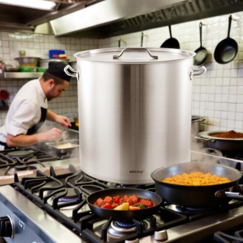Garnek gastronomiczny, stal nierdzewna, śr.50cm, 98l, kinghoff, kh-1968