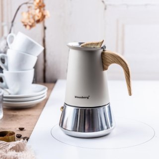 Kawiarka stalowa espresso, 200 ml, indukcja, klausberg kb-7994
