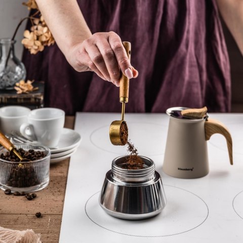 Kawiarka stalowa espresso, 200 ml, indukcja, klausberg kb-7994
