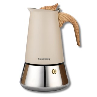 Kawiarka stalowa espresso, 300 ml, indukcja, klausberg kb-7995