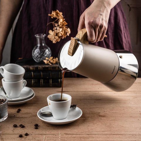 Kawiarka stalowa espresso, 600 ml, indukcja, klausberg kb-7997