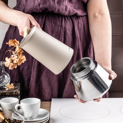 Kawiarka stalowa espresso, 600 ml, indukcja, klausberg kb-7997