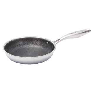 Patelnia powłoka non-stick honeycomb, 20 cm, 3-warstwy, stal 304, pfoa-free