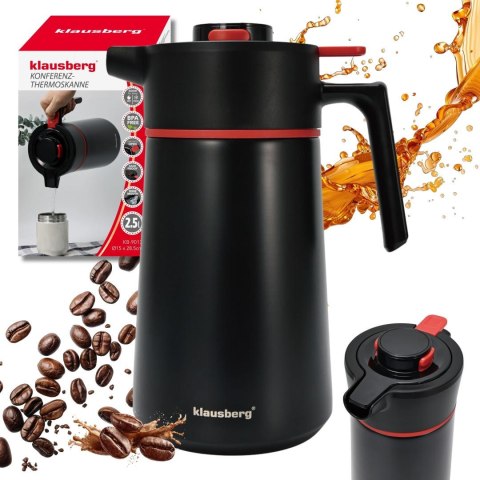 Termos konferencyjny 2,5l, stal 304, bpa-free, klausberg, kb-9013