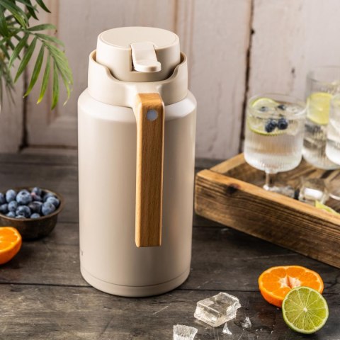 Termos konferencyjny, 2l, stal 304, bpa-free, beżowy, klausberg, kb-9014