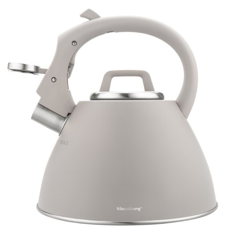 Czajnik stalowy 2,5 l w kolorze szary, klausberg kb-7953
