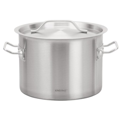 Garnek gastronomiczny, stal nierdzewna, śr.25cm, 9l, kinghoff, kh-2021