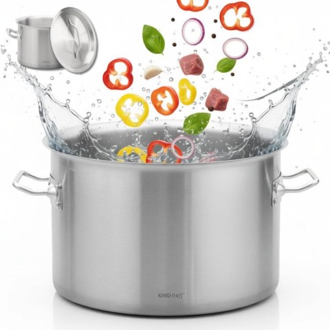 Garnek gastronomiczny, stal nierdzewna, śr.30cm, 14l, kinghoff, kh-2022