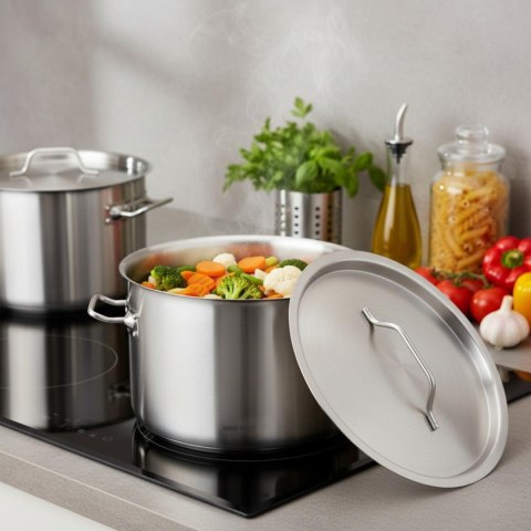 Garnek gastronomiczny, stal nierdzewna, śr.32cm, 17l, kinghoff, kh-2023