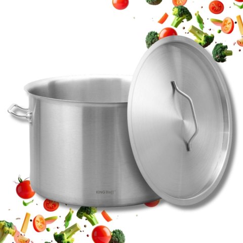Garnek gastronomiczny, stal nierdzewna, śr.38cm, 27l, kinghoff, kh-2025