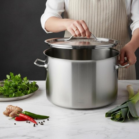 Garnek gastronomiczny, stal nierdzewna, śr.38cm, 27l, kinghoff, kh-2025