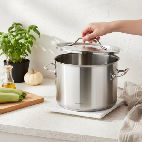 Garnek gastronomiczny, stal nierdzewna, śr.38cm, 27l, kinghoff, kh-2025