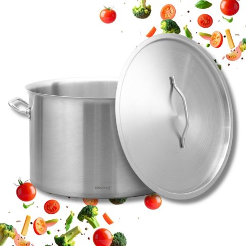 Garnek gastronomiczny, stal nierdzewna, śr.45cm, 44l, kinghoff, kh-2027