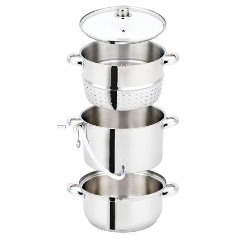 Sokownik parowy, stalowy, 8l, indukcyjny, klausberg, kb-9032