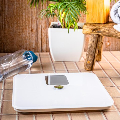 Waga łazienkowa smart analizator skład ciała 180kg analityczna inteligentna