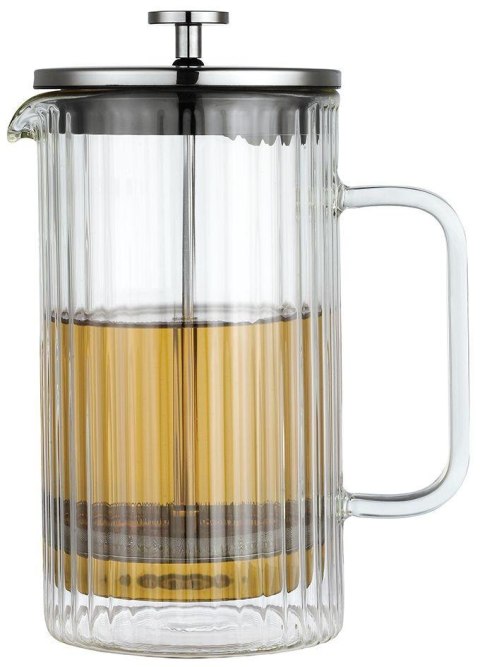 Zaparzacz tłokowy do kawy/herbaty, szkło, 1,0l, klausberg, kb-7758
