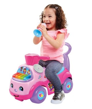 Fisher price jeździk muzyczna parada różowy