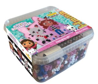 Hama maxi koraliki i podstawka w pudełku koci domek gabi