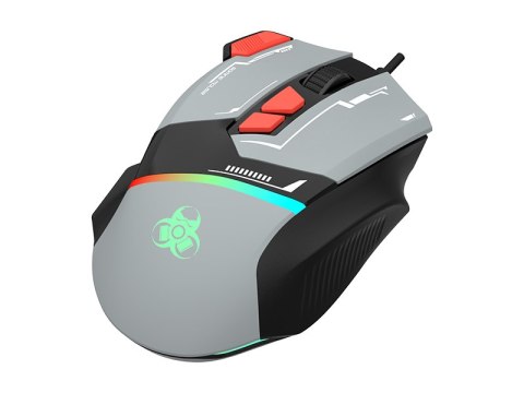 Mysz TRACER GAMEZONE SPECTRA GREY RGB USB