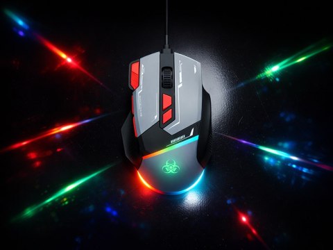 Mysz TRACER GAMEZONE SPECTRA GREY RGB USB
