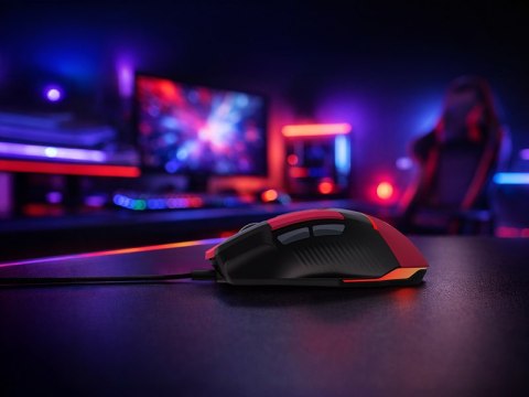 Mysz TRACER GAMEZONE SPECTRA RED RGB USB