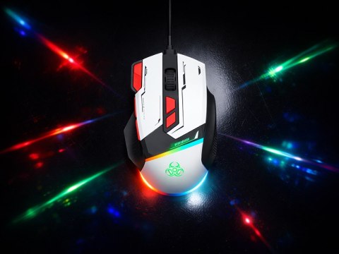 Mysz TRACER GAMEZONE SPECTRA WHITE RGB USB