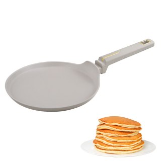 Patelnia do naleśników, kolor beżowy, z powłoką nieprzywierającą, śr.24cm klausberg