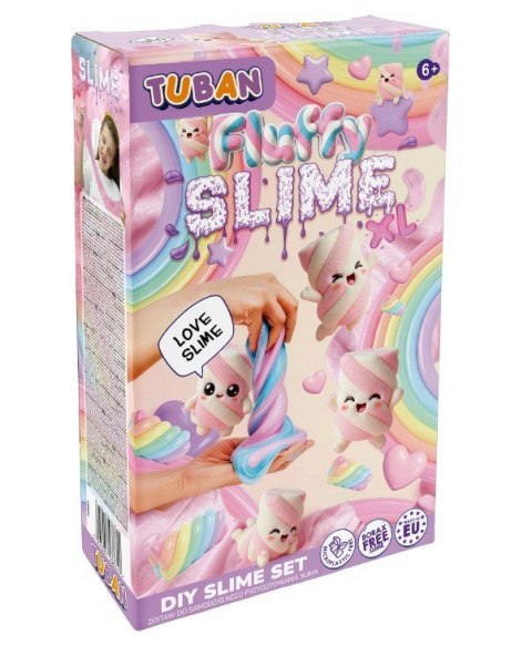 Zestaw diy slime fluffy xl