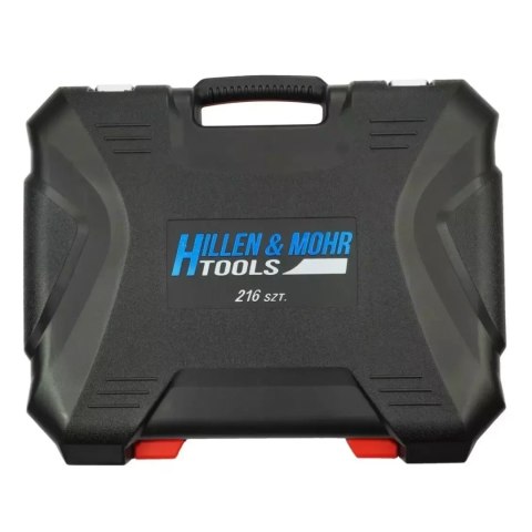 Klucze nasad.crv 216szt 17x1/2", 13x1/4". 8x3/8"