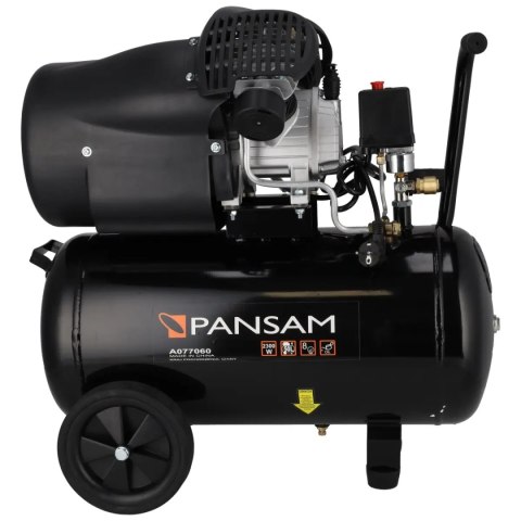 Kompresor olejowy 2-cyl.v 50l,2,3kw,412l/min.8bar
