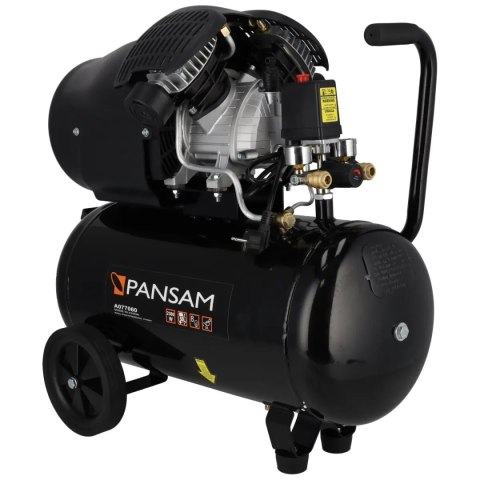 Kompresor olejowy 2-cyl.v 50l,2,3kw,412l/min.8bar
