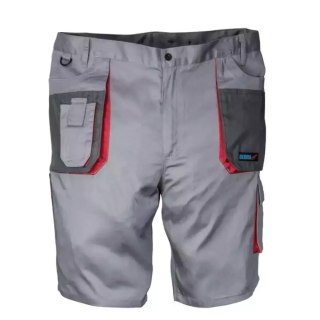 Szorty ochronne xxl/58, szare,comfort line 190g/m2