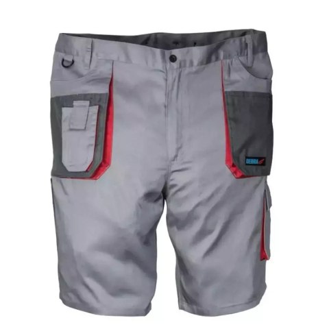 Szorty ochronne xxl/58, szare,comfort line 190g/m2