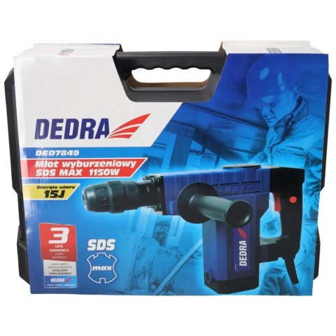 Młot wyburzeniowy sds max 1150w, 15j