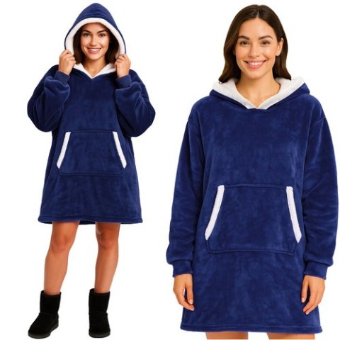 Bluza XXL - koc granatowy Ruhhy 26147