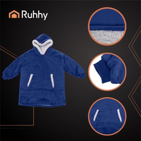 Bluza XXL - koc granatowy Ruhhy 26147