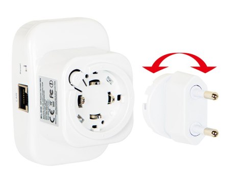 86-048# Wzmacniacz sygnału wi-fi repeater 300mb/s rp-1 blow`