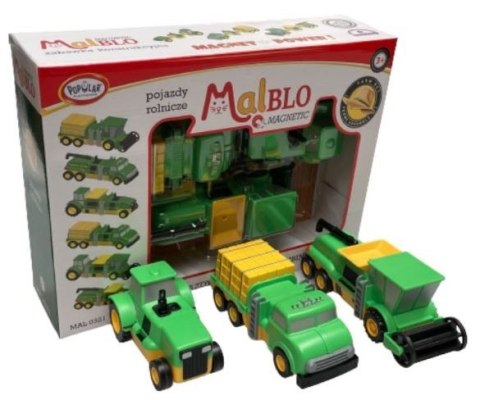 Pojazdy rolnicze magnetic malblo