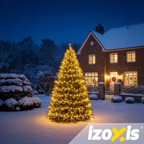 Lampki świąteczne kulki 300LED 30m Izoxis 26264