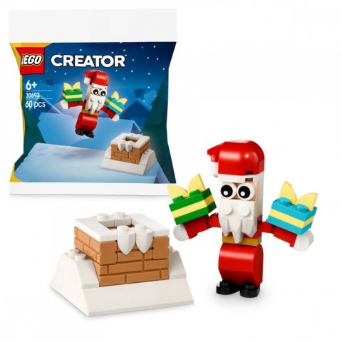 Klocki creator 30692 Święty mikołaj i świąteczny komin