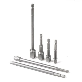 Adaptery redukcje przejściówki do nasadek hex 1/4" 3/8" 1/2" amio-04781