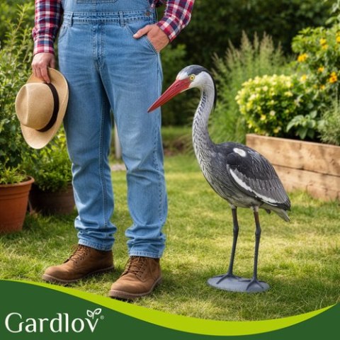 Dekoracja ogrodowa- czapla Gardlov