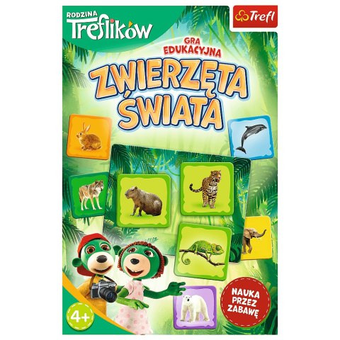 Gra dla dzieci Zwierzęta Świata Rodzina Treflików 02337
